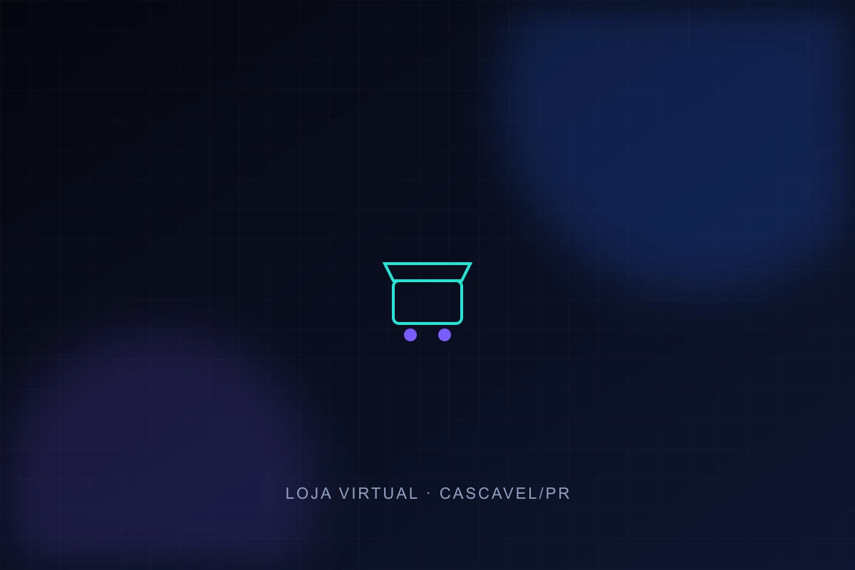 Ilustração conceitual representando lojas virtuais para empresas de Cascavel
